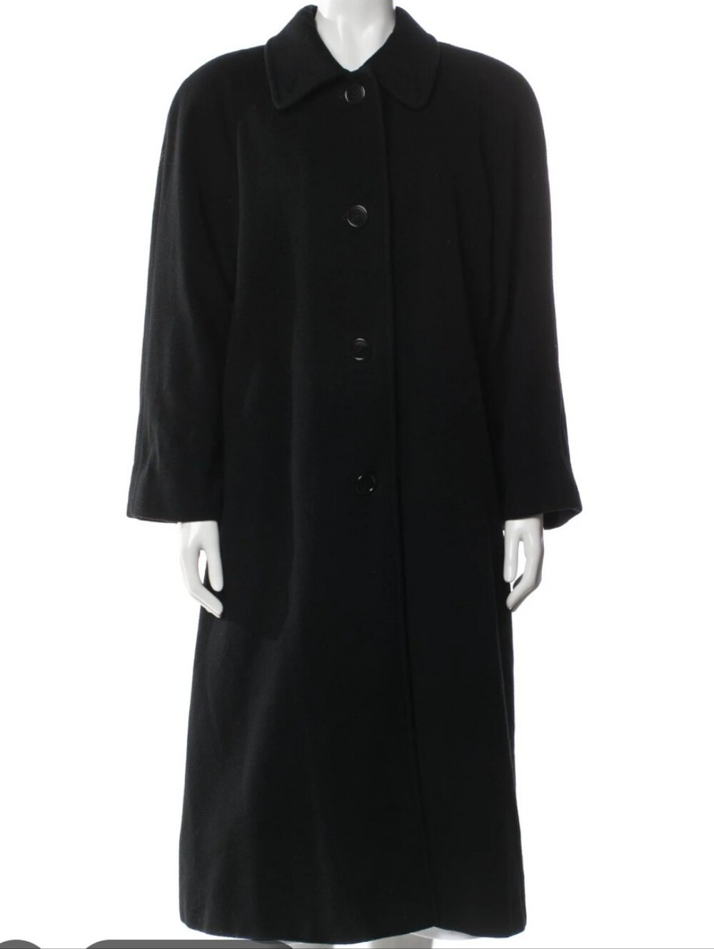 Regency Cashmere Black Maxi Coat